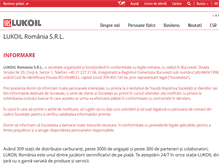 Tablet Screenshot of lukoil.ro
