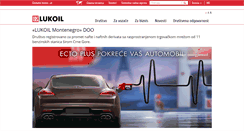 Desktop Screenshot of lukoil.co.me