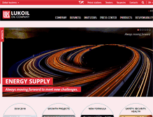 Tablet Screenshot of lukoil.com
